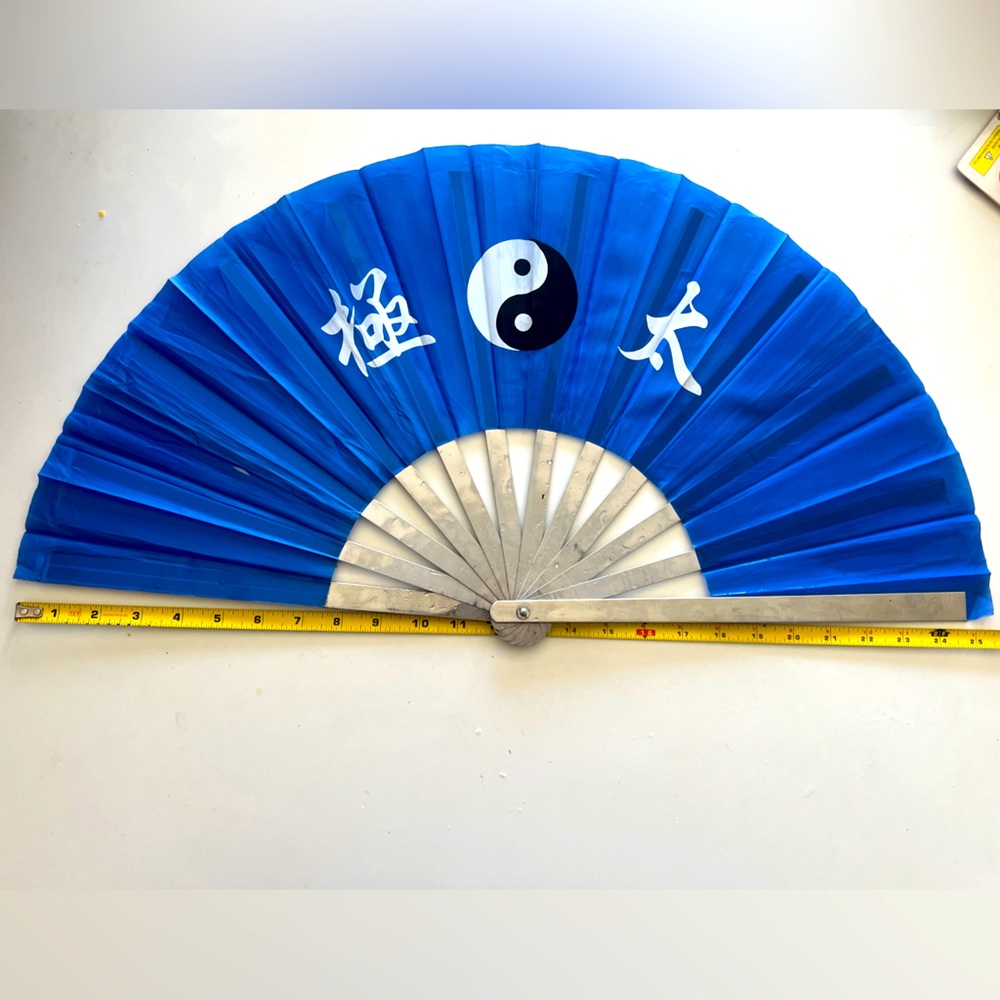 Titanium Alloy Material Hand Folding Fan Chinese Style